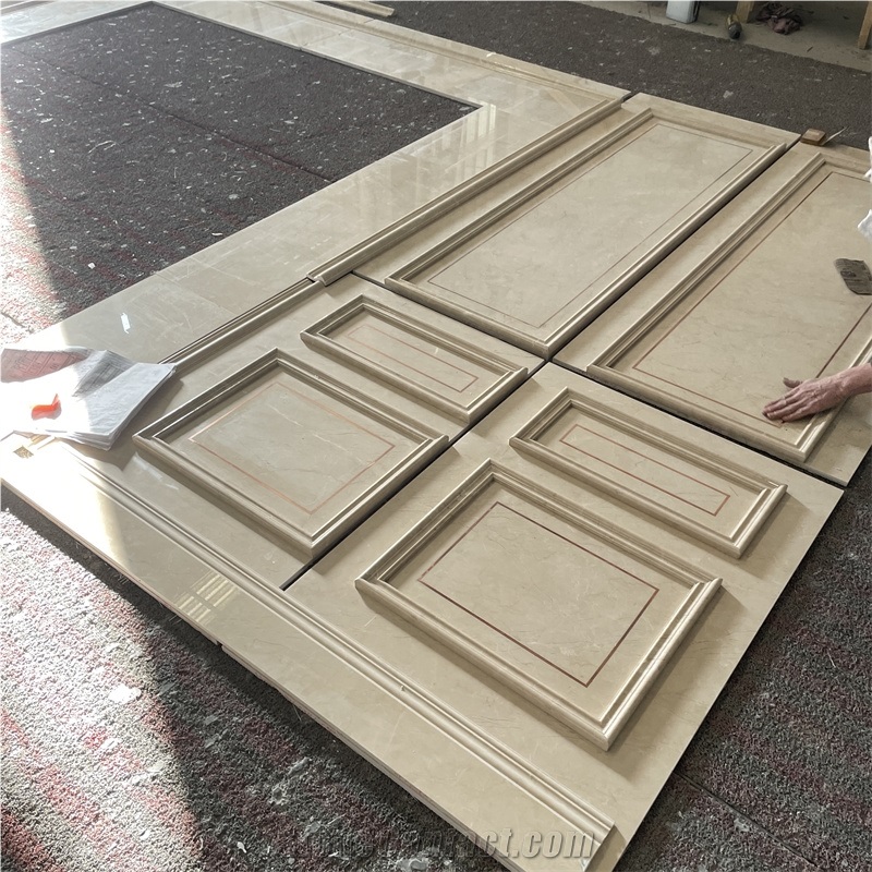 Royal Botticino Beige Marble Tiles For Background Wall Decor