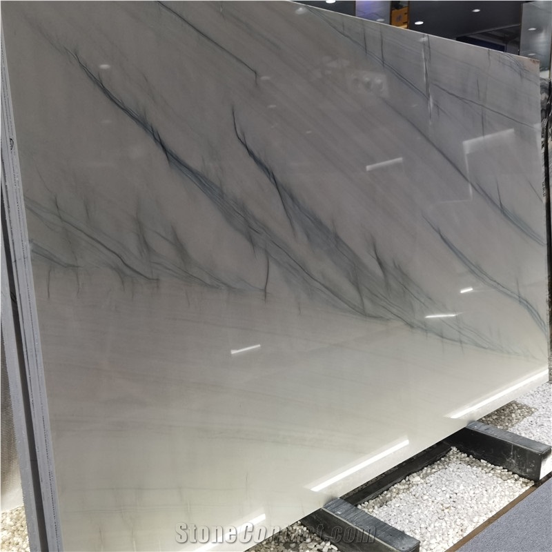 Super White Calacatta Grey Quartzite Exotic Stone