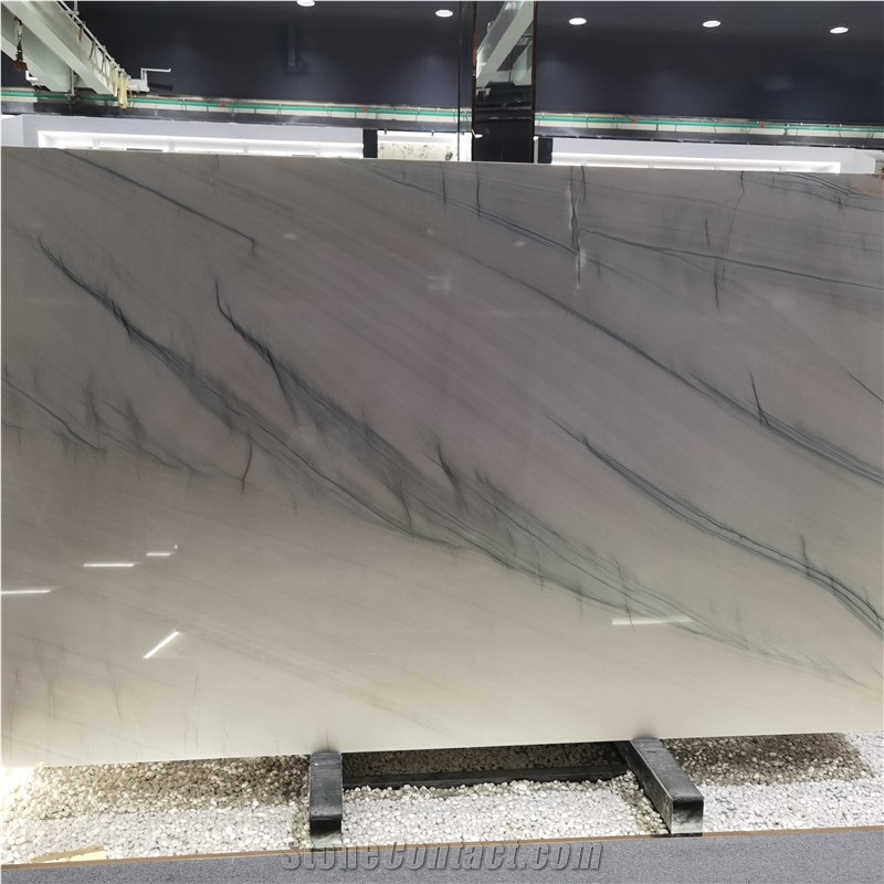 Super White Calacatta Grey Quartzite Exotic Stone