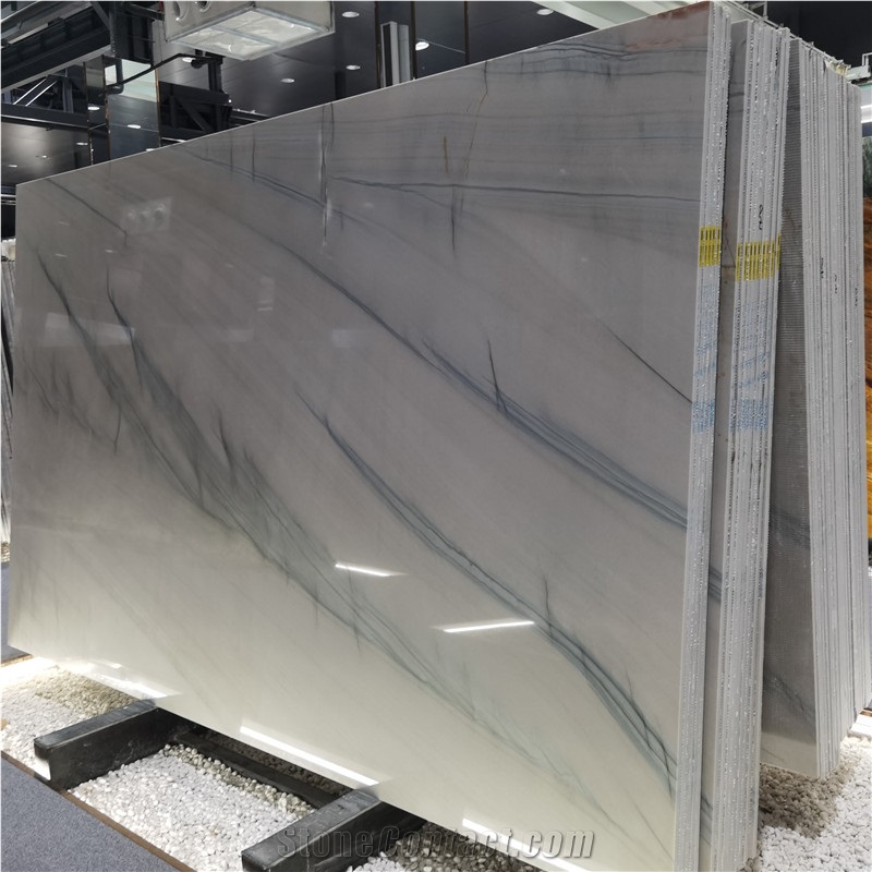 Super White Calacatta Grey Quartzite Exotic Stone