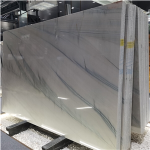 Super White Calacatta Grey Quartzite Exotic Stone
