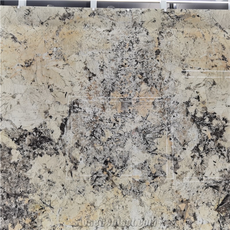 Translucent Alpinus Super Crystal Quartzite Slab For Villa