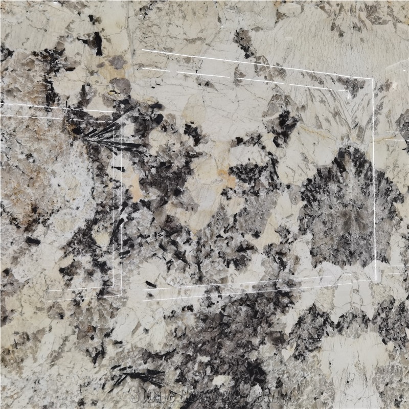 Translucent Alpinus Super Crystal Quartzite Slab For Villa