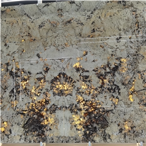 Translucent Alpinus Super Crystal Quartzite Slab For Villa