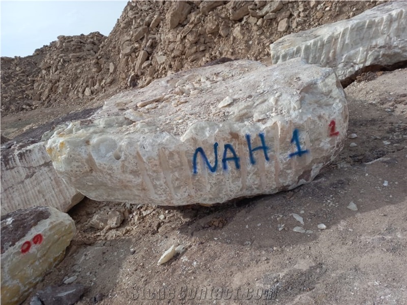 Afghan Nala White Onyx Blocks