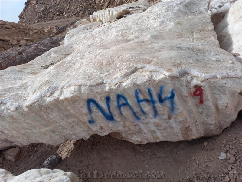 Afghan Nala White Onyx Blocks