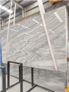 Bianco Nuvolato Marble Slabs