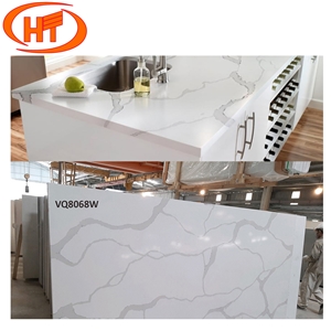 White Quartz Kitchen Countertop Islands Top Made In Vietnam