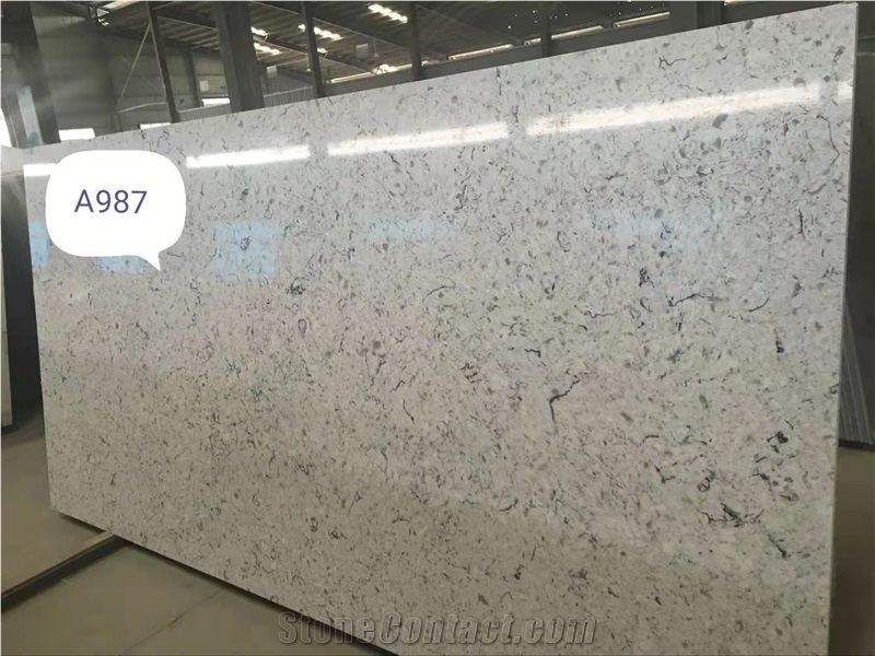 Quartz Stone Tiles & Slabs For Kitchen A987