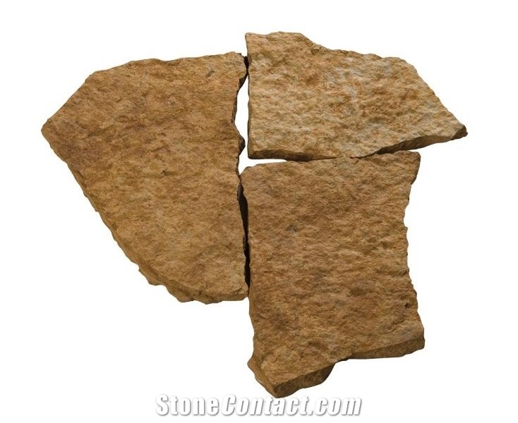 Morisca Gold Quartzite Ochrestone Flagstones
