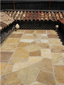 Morisca Gold Quartzite Ochrestone Flagstones