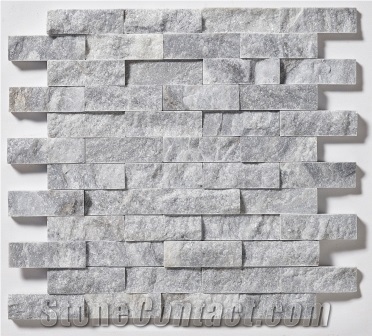Platinum Split Face Mosaic Mesh Back