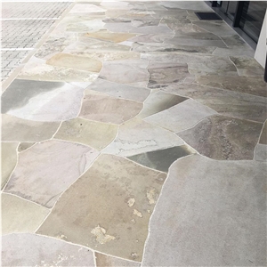 Vulcano Basalt Crazy Paving Flagstones