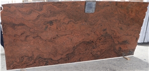 Red Multi Granite Slabs