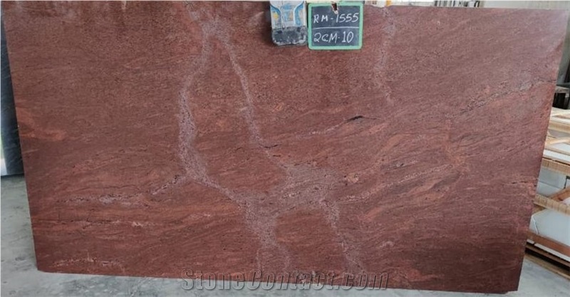 Red Multicolor Granite Slabs