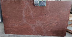 Red Multicolor Granite Slabs