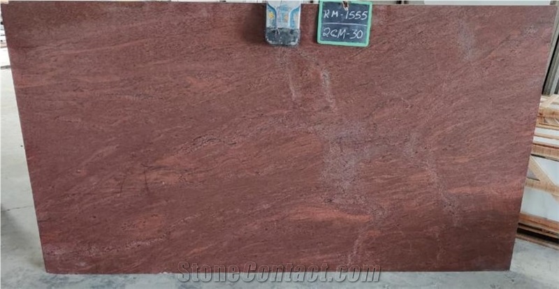 Red Multicolor Granite Slabs