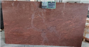 Red Multicolor Granite Slabs