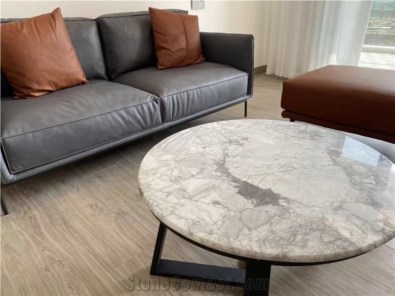 Design Stone Interior Restaurant Cafe Table Marble Furniture
