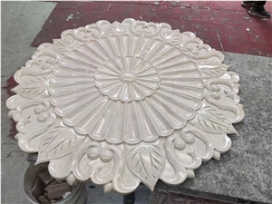 Interior Stone Laser Low Relief Marble Wall Relief Sculpture