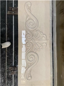 Interior Stone Laser Low Relief Marble Wall Relief Sculpture