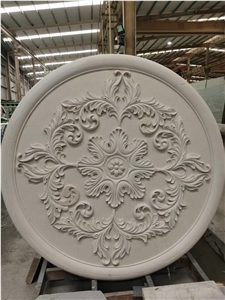 Interior Stone Laser Low Relief Marble Wall Relief Sculpture