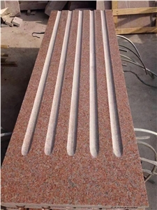 Outdoor Stone Car Parking Ball Granite G654 Parking Barriers