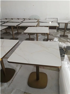 Rotatable Stone Dining Table Granite Bahia Hotel Furniture