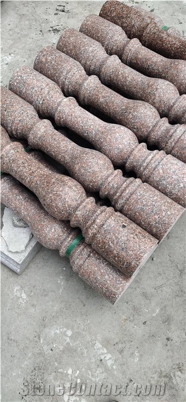 Stone Balcony Balustrades Handrail Granite Stair Balusters