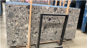 Stone Ceppo Grigio Conglomerate Slab For Floor Tile
