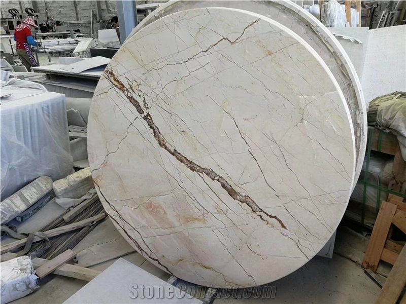 Stone Interiro Reception Desk Marble Marquina Office Table