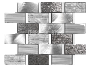 3" X 6" Glossy Mosaic Crystal Glass Subway Tile
