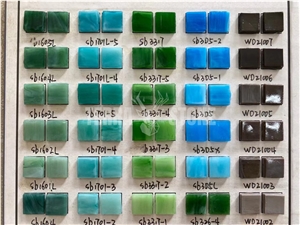 300*300Mm Multi Colors Mixed Art Glass Mosaic Tiles