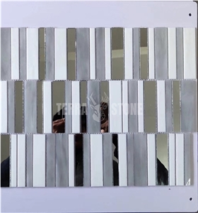 3Mm 4Mm 5Mm Thickness Stained Glass Mosaic Tiles