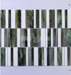 3Mm 4Mm 5Mm Thickness Stained Glass Mosaic Tiles