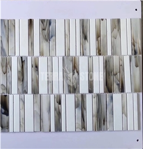 3Mm 4Mm 5Mm Thickness Stained Glass Mosaic Tiles