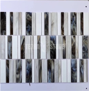 3Mm 4Mm 5Mm Thickness Stained Glass Mosaic Tiles