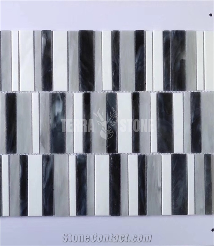 3Mm 4Mm 5Mm Thickness Stained Glass Mosaic Tiles