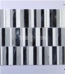 3Mm 4Mm 5Mm Thickness Stained Glass Mosaic Tiles
