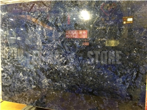 Blue Semiprecious Stone Panel Gemstone Slabs