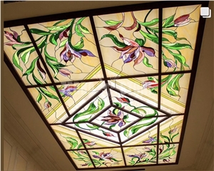 Customized Mosaic Pattern Glass Tile Art Wall Mural Glass Mosaic Pictures