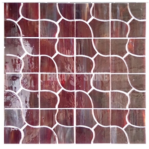 Design Tile Stained Glass Mosaic For Kitchen Backsplash