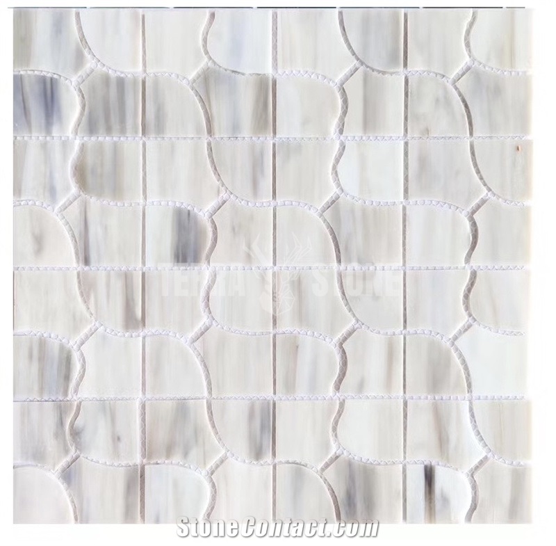 Design Tile Stained Glass Mosaic For Kitchen Backsplash