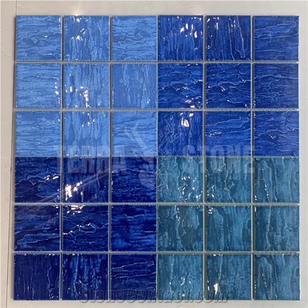 Fashion 300*300Mm Swimming Pool Mosaic Tile For Pool