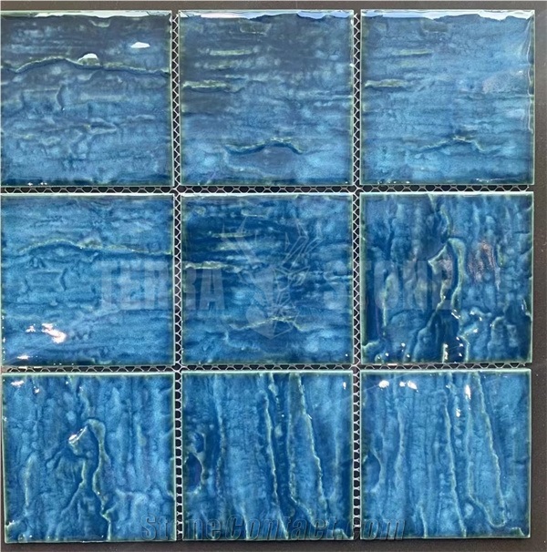 Fashion 300*300Mm Swimming Pool Mosaic Tile For Pool