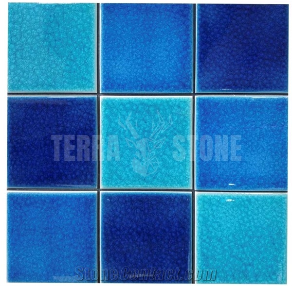 Fashion 300*300Mm Swimming Pool Mosaic Tile For Pool
