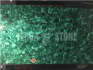 Green Semiprecious Stone Slabs Panels Stone Wall Tiles