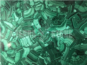 Malachite Semiprecious Stone Slabs And Tiles For Wall