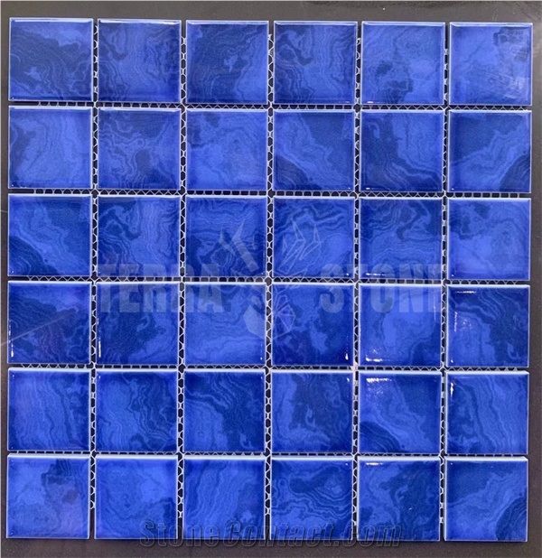 Popular Design Ceramic Mosaic For Pool Tile