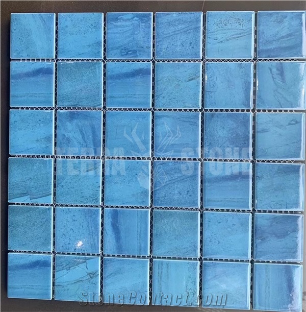 Popular Design Ceramic Mosaic For Pool Tile